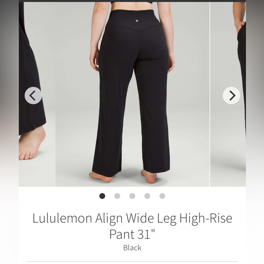 Lululemon Wide Leg Align Pants